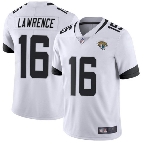 Men's Jacksonville Jaguars #16 Trevor Lawrence White NFL Vapor Untouchable Limited Stitched Jersey